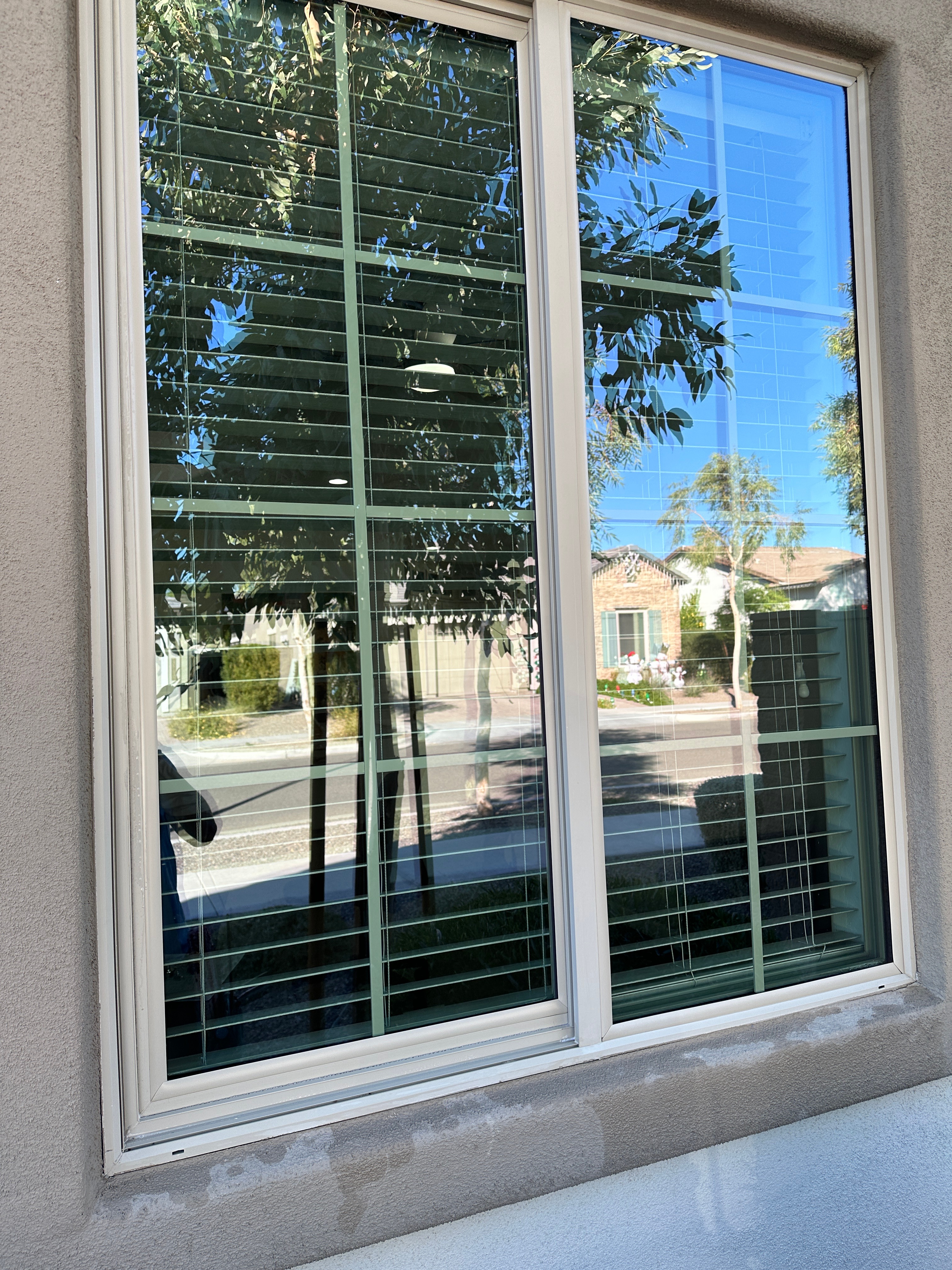 Streak-free window cleaning results